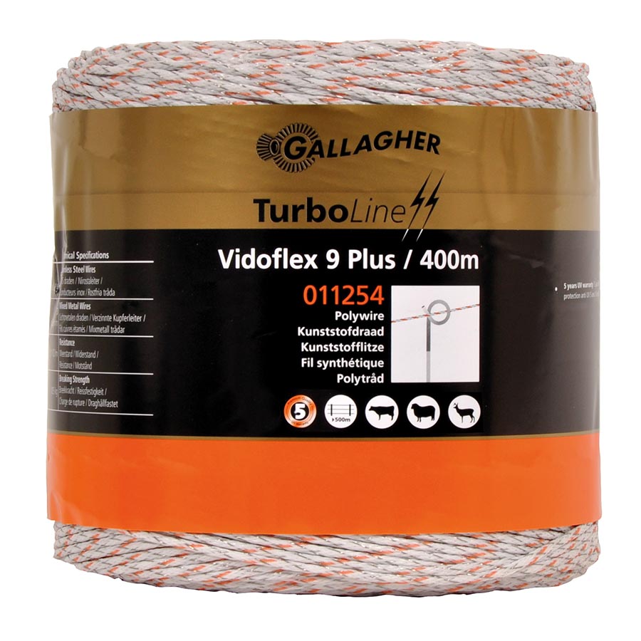 Vidoflex 9 TurboLine Plus wit 400m