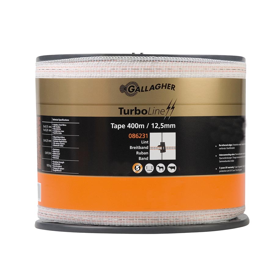 TurboLine lint 12.5mm wit 400m 