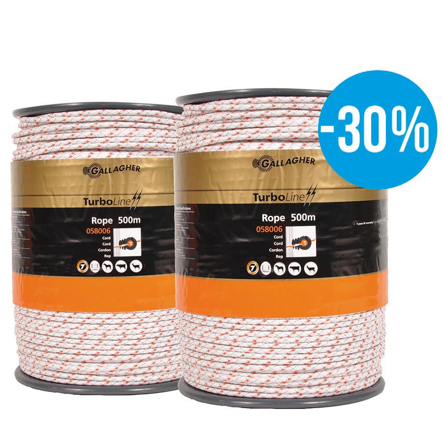 Duopack TurboLine cord wit 2x500m