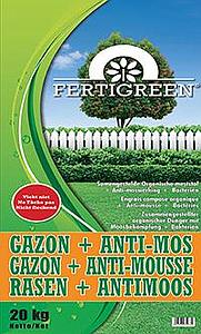 GAZONMESTSTOF + ANTIMOS NPK 6-3-5 FERTIGREEN 20 KG
